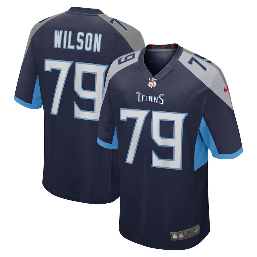 Men Tennessee Titans #79 Isaiah Wilson Nike Navy Game NFL Jersey->tennessee titans->NFL Jersey